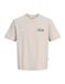JACK & JONES Shirt greige / grijs gemêleerd / wit gemêleerd
