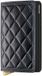 Secrid Slimwallet Emboss Diamond portemonnee 6cc RFID leer zwart