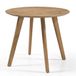 Giga Meubel Eettafel Oslo Rond - Mangohout - Naturel - 90x90x76cm