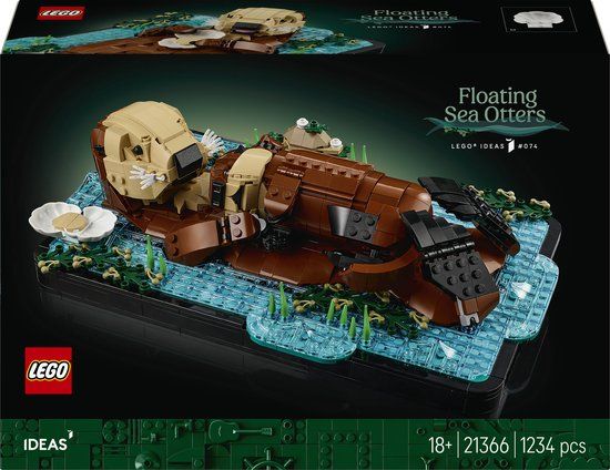 LEGO Ideas Drijvende Zeeotters - 21366