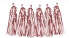 Partydeco Sp. Z O. O. 3x pièces guirlande de fête rose or glands guirlande de 1,5 mètre
