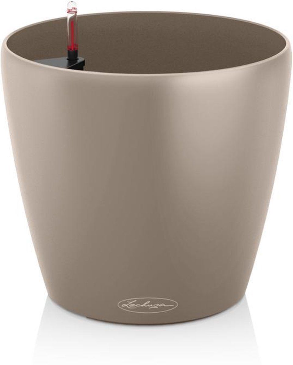 Lechuza CLASSICO COLOR 28 zandbruin ALL-IN-ONE set - plantenbak