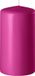 Enlightening Candles Cilinderkaars/stompkaars - fuchsia roze - D6 x H10 cm - 36 branduren