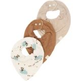 Fabelab Bavoir bandana bébé Giraffe On The Air (x3)