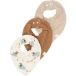 Fabelab Bavoir bandana bébé Giraffe On The Air (x3)