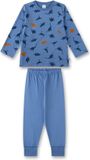 Sanetta Pyjama Lange Mouw Dierenprint Blauw Katoen Kinderen Maat 140