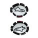 Alpinestars Knee Slider GP Tech Blanc Noir, Taille : Taille Unique