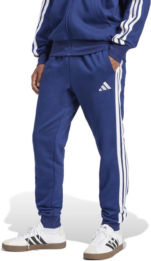 Adidas Essentials 3 Stripes Fleece Joggers Blauw S / Regular Fit - Men