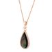 Orphelia ZH-7367 - Hanger Druppel + ketting - Zilver 925 Rosé - Zirkonia / Parelmoer - 45 cm