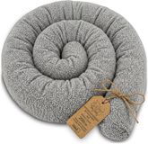 Totsy baby ASE Spolka Akcyjna Zijslaper kussen Lichaamskussen 200 cm Bouclé - Lang kussen bed rol slaapkussen nek rol Decoratie voor kinderkamer Oeko-Tex certificaat Lichtgrijs D
