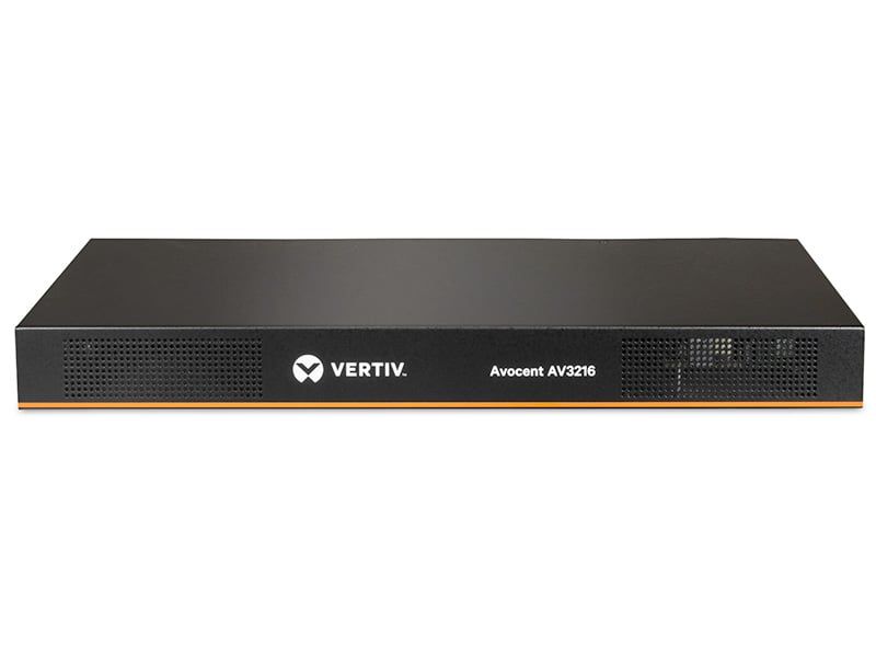 Vertiv Avocent AV 3216 KVM-switch Rack-montage Zwart