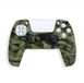 Go Go Gadget Manette Housse de protection en silicone - Protecteur - Convient pour manette Playstation - Incluant grips - Camo Vert