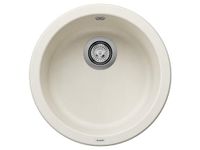 BLANCO RONDO Silgranit spoelbak, zacht wit, Ø 45 cm