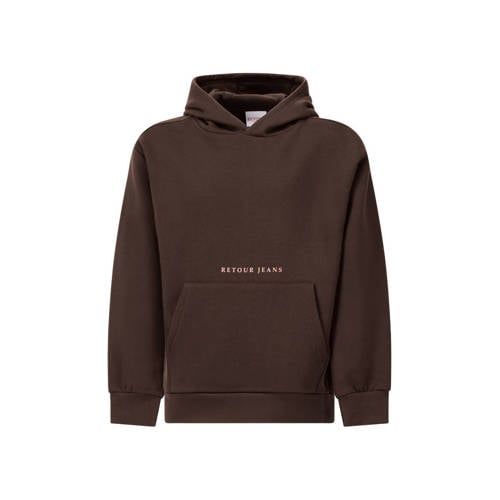 Retour Jeans hoodie - donkerbruin