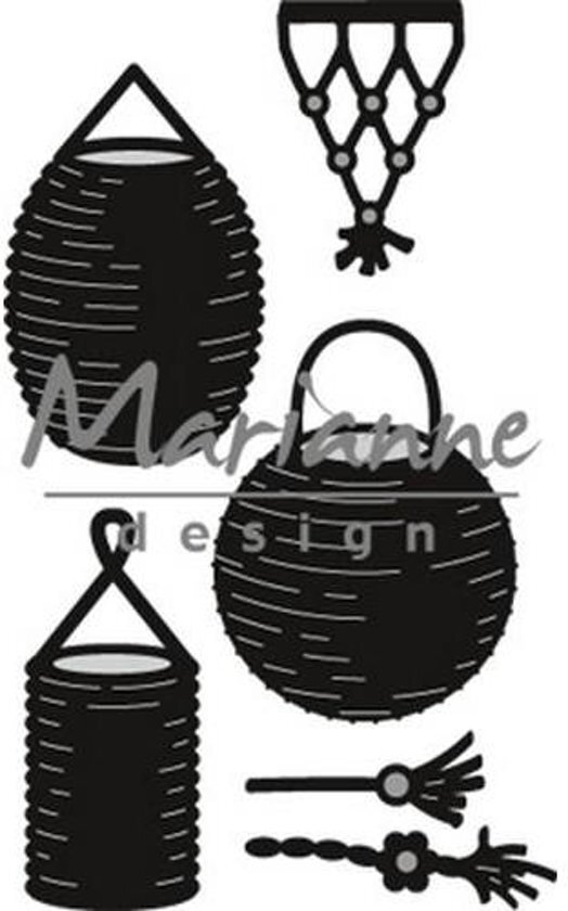 - Marianne Design Craftable Mal Lampion set CR1443 49x80 milimeter