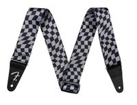 Fender Golvend dambord polyester band, grijs
