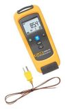 Fluke t3000 FC Elektronische omgevingsthermometer Binnen/buiten Grijs, Geel