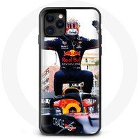 Maniacase Etui voor iPhone 12 Mini Formule 1 Blauw Verstappen