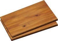 Kesper Set van twee serveerplanken, acaciahout, 23 x 15 cm