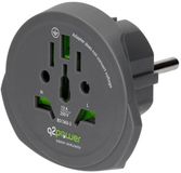 Q2 Power q2-1.100100-TH Reisstekker Kleurloos