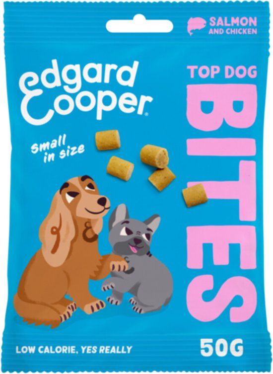Edgard & Cooper Bite Salmon Small - 50g - Dog Treats
