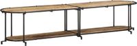 vidaXL Tv-meubel 200x42x40 cm massief ruw mangohout