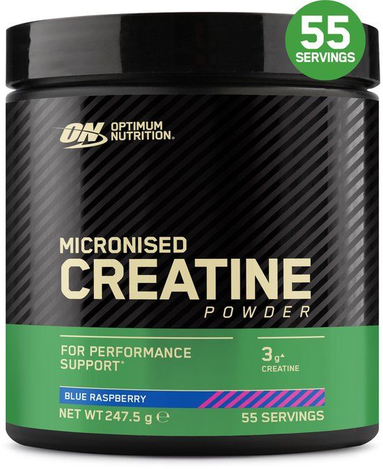 Optimum Nutrition Micronized Creatine Powder - Blue Raspberry - 247 gram