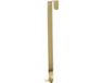 Christmas Decoration Kerstkrans ophangen deurhanger - goud - 29,5 cm - haak