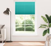 Maison Exclusive - Tissu plissé, vert pétrole, 120x200 cm