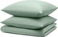 Blumtal Housse de couette Microfibre Nova - Housse de couette Lits Jumeaux 240 x 220 cm - 2 x Taie d'oreiller 50 x 80 cm - Vert menthe