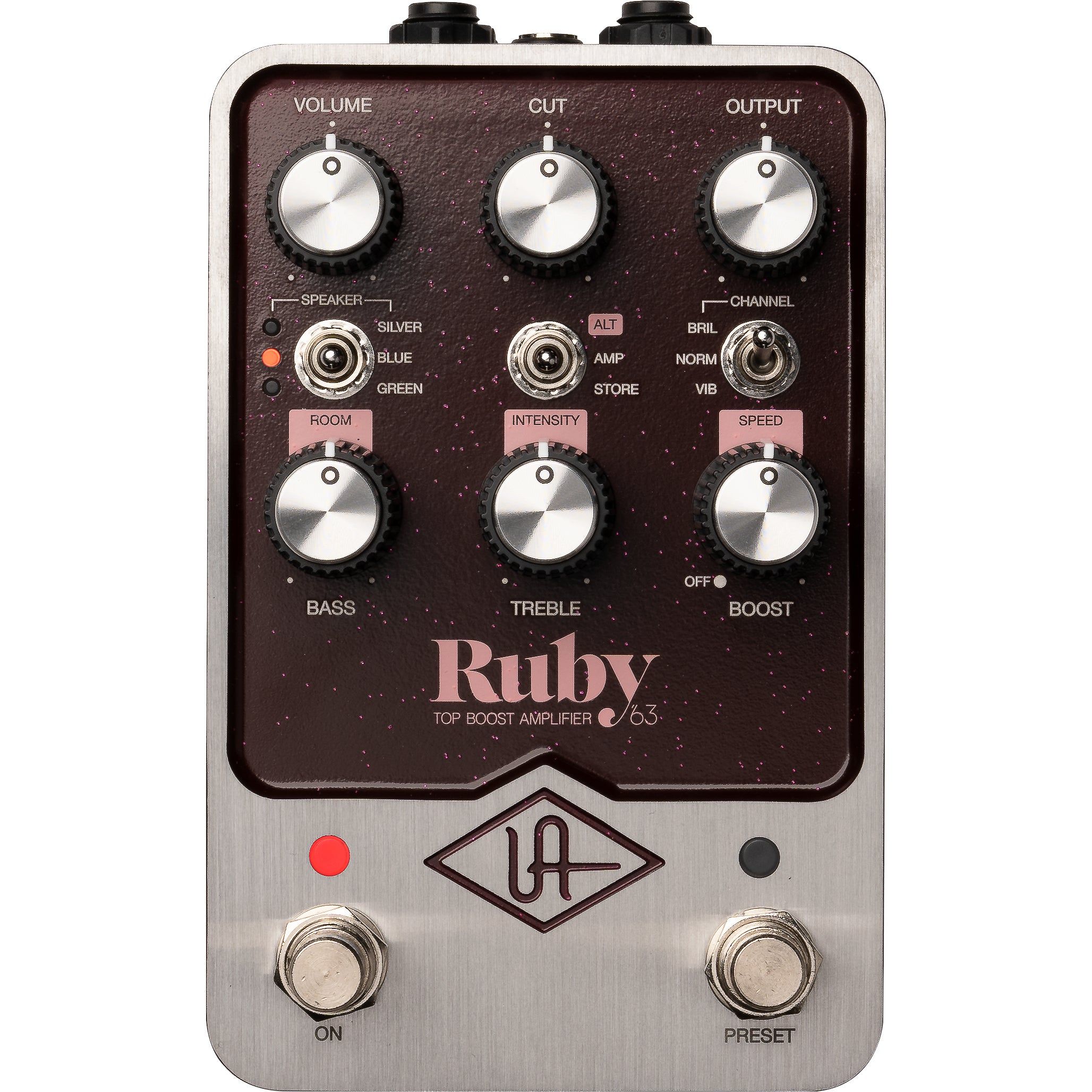 Universal Audio Ruby '63 Top Boost Amplifier Gitaareffect Pedaal