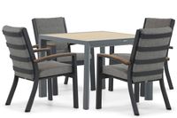 Osmen Midura/Borello 100 cm dining tuinset 5-delig
