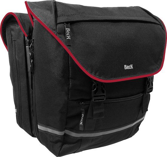 Beck SPRTV XL Double Pannier Bag - 40L - Red