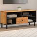 Maison Exclusive - Meuble TV 100x33x46 cm, en bois massif d'acacia