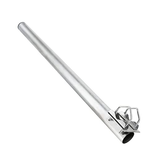 PremiumX Balkonhouder 40 cm Ø 48 mm stalen mast railinghouder voor satellietschotel SAT-antenne uitlegger mastopzetstuk