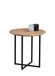 M2 Kollektion Keno 1 Salontafel/bijzettafel, hout, bruin, diameter 45 cm, hoogte 46 cm