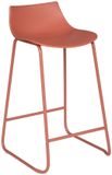ATMOSPHERA CREATEUR D'INTERIEUR JJA Barstoel met voetsteun OTAC Terracotta Metaal