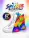 Reset Sneaker Design Coloring Book: Unlock Your Imagination: Color Your Own Kicks