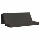 vidaXL Vouwbare Sofa Bed 200 x 67 x 45 cm Donkergrijs