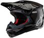 Alpinestars Supertech S-M10 Solid Helm Ece 22.06 Zwart Glanzend Carbon