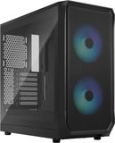 FRACTAL DESIGN Focus 2 RGB PC-behuizing, zwart, met transparant zijpaneel