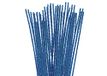 Pijpenreiniger chenille, metaal, blauw, 6 x 30 cm. 25 stuks.