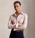 Polo Ralph Lauren Hemd Classic Fit mit rosa Streifen für Damen (XS)