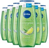 NIVEA Douchegel Lemongrass & Oil - 6 x 250 ml - Voordeelverpakking