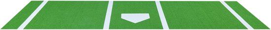VEVOR Baseball Hitting Mat Trainingsmat Softball Groen 366x183cm Buiten