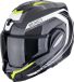 Scorpion Exo-Tech Evo Carbon Cosy Black-Neon yellow - Systeemhelm - Maat XL