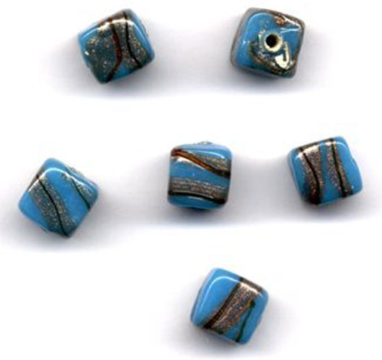 Top-Hobby 36 Stuks Hand-made Jewelry Beads - Turquoise -10x10mm