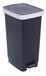 SUNDIS Ring Bin, pedaalemmer 40 L, kunststof zwart en metaal