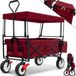 Kesser Chariot de plage pliable - chariot de plage avec pneus pleins - capacité de charge de 100 kg