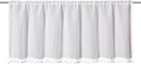 Elbersdrucke Bistro Gordijn Loni 45x140 cm wit semi-transparant